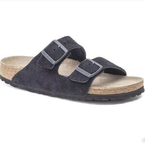 Birkenstock Arizona Suede Leather Midnight Blue US Mens 9.5
